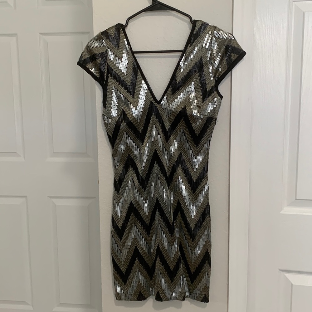Short sequin dress
